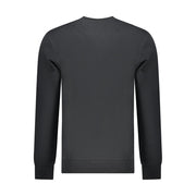 North Sails Black Cotton Men Sweatshirt