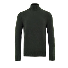 Gran Sasso Green Wool Turtleneck