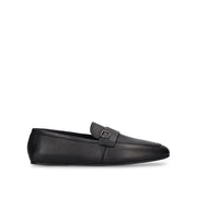 Salvatore Ferragamo Brown Calfskin Slip-On Loafers