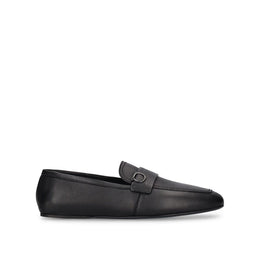 Salvatore Ferragamo Brown Calfskin Slip-On Loafers