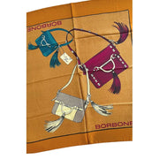 Borbonese Arancione Silk Women Scarf