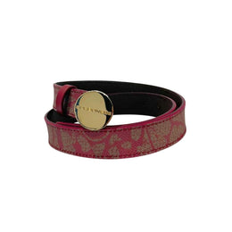 Borbonese Red Genuine Leather Women Belt