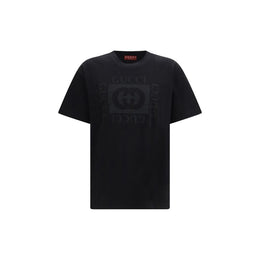 Gucci Black Cotton T-Shirt