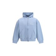 Balenciaga Light Blue Cotton Sweatshirt