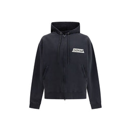 Balenciaga Black Cotton Sweatshirt