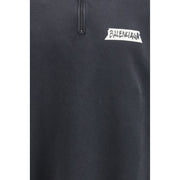 Balenciaga Black Cotton Sweatshirt