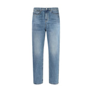 Gucci Light Blue Cotton Slim Fit Jeans