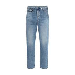 Gucci Light Blue Cotton Slim Fit Jeans