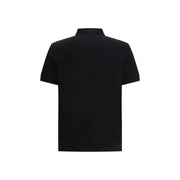 Stone Island Black Cotton Polo Shirt