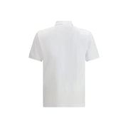 Stone Island White Cotton Polo Shirt