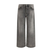 Golden Goose Gray Cotton Relaxed Fit Jeans