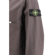 Stone Island Gray Cotton Coat