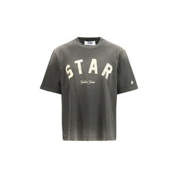 Golden Goose Gray Cotton T-Shirt