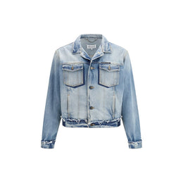 Margiela Light Blue Cotton Denim Jacket