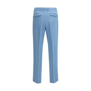 Cruna Light Blue Tencel Casual Pants