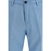 Cruna Light Blue Tencel Casual Pants