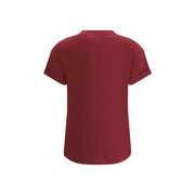 Brunello Cucinelli Bordeaux Cotton T-Shirt