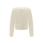 Rick Owens White Alpaca Vicugna Pacos Sweatshirt