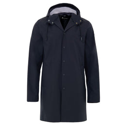 Moose Knuckles Black Nylon Trench Coat