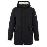 Moose Knuckles Black Cotton Parka