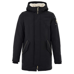 Moose Knuckles Black Cotton Parka
