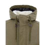 Moose Knuckles Green Cotton Parka