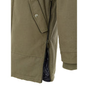 Moose Knuckles Green Cotton Parka