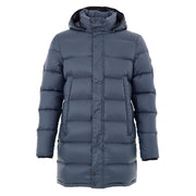 Moose Knuckles Gray Nylon Coat