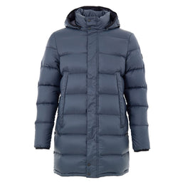 Moose Knuckles Gray Nylon Coat