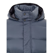Moose Knuckles Gray Nylon Coat