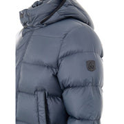 Moose Knuckles Gray Nylon Coat