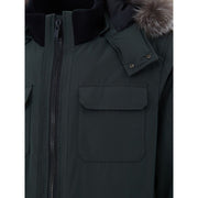 Moose Knuckles Green Nylon Parka