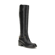 Chloé Black Calf Leather Bos Taurus Lace-Up Boots
