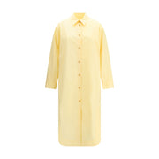 Khaite Bicolor Cotton Casual Dress