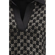 Gucci Black Viscose Top