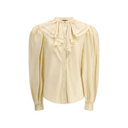 Gucci Beige Silk Shirt