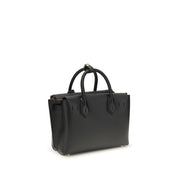MCM Black Calf Leather Bos Taurus Handbag