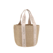 Chloé Beige Raffia Handbag