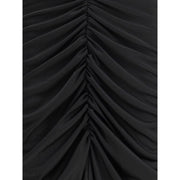 The Andamane Black Acetate Casual Dress