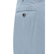 Germano Light Blue Cotton Bermuda Shorts
