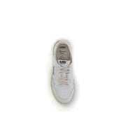 Autry White Leather Sneakers