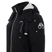 Moose Knuckles Black Nylon Bomber