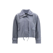 PINKO Light Blue Polyester Shell Jacket