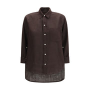 Citizens of Humanity Brown Linen Blouse