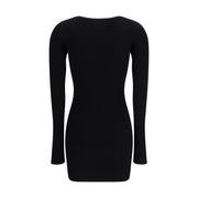 Amiri Black Viscose Casual Dress