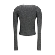 Amiri Black Viscose Cardigan