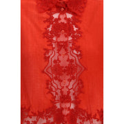 Ermanno Scervino Multicolor Cotton Blouse