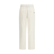 Brunello Cucinelli White Cotton Pants