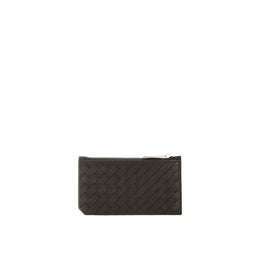 Bottega Veneta Brown Calfskin Cardholder