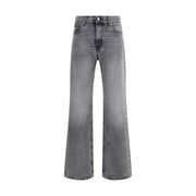 Haikure Black Cotton Straight-Leg Jeans